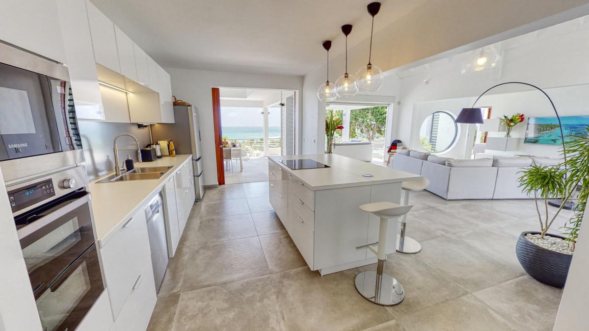 16.Location villa piscine vue mer Sainte Anne Guadeloupe